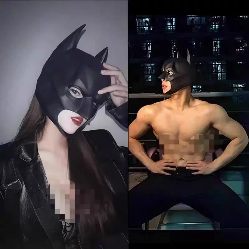 Halloween Black Bat Mask Super - Respirator Half Face recension och pris