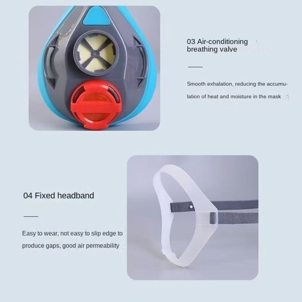 Silicone Dustproof Half Mask R - Respirator Half Face recension och pris