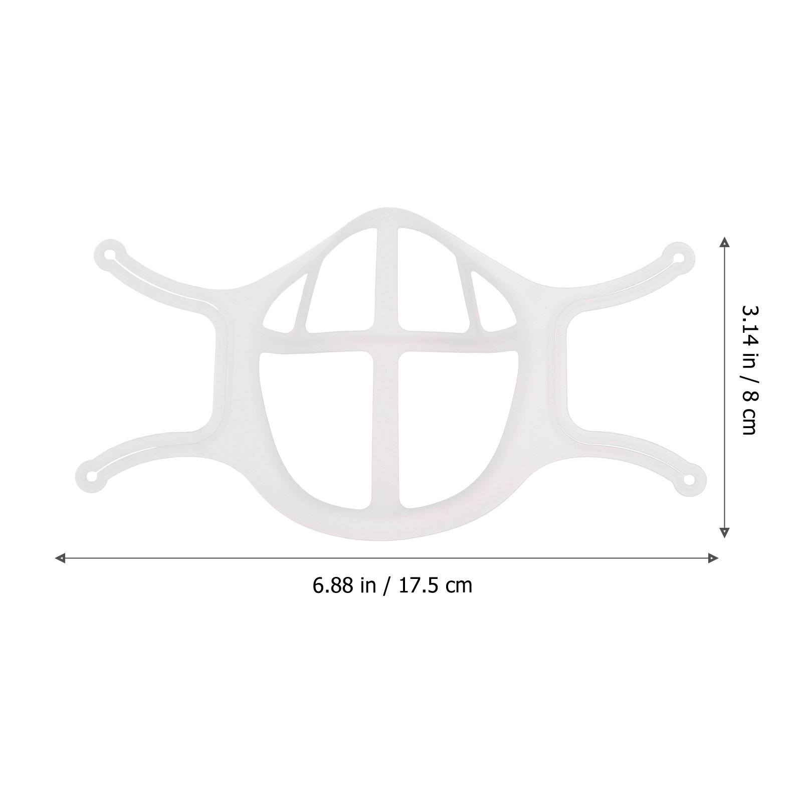 5Pcs Premium Food Grade Silico - Silicone Mask Bracket recension och pris