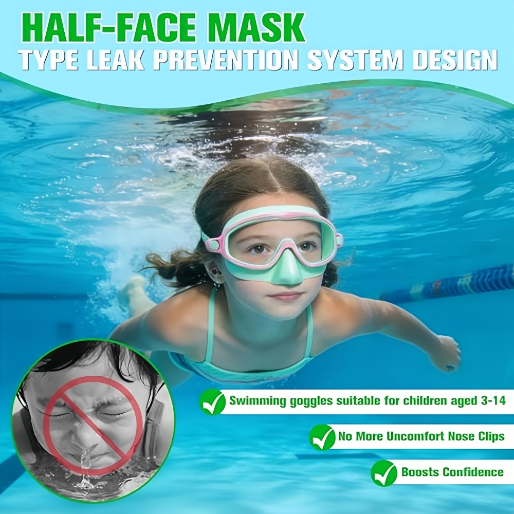 Kids Swimming Goggles with Nos - Anti Pollution Mask recension och pris