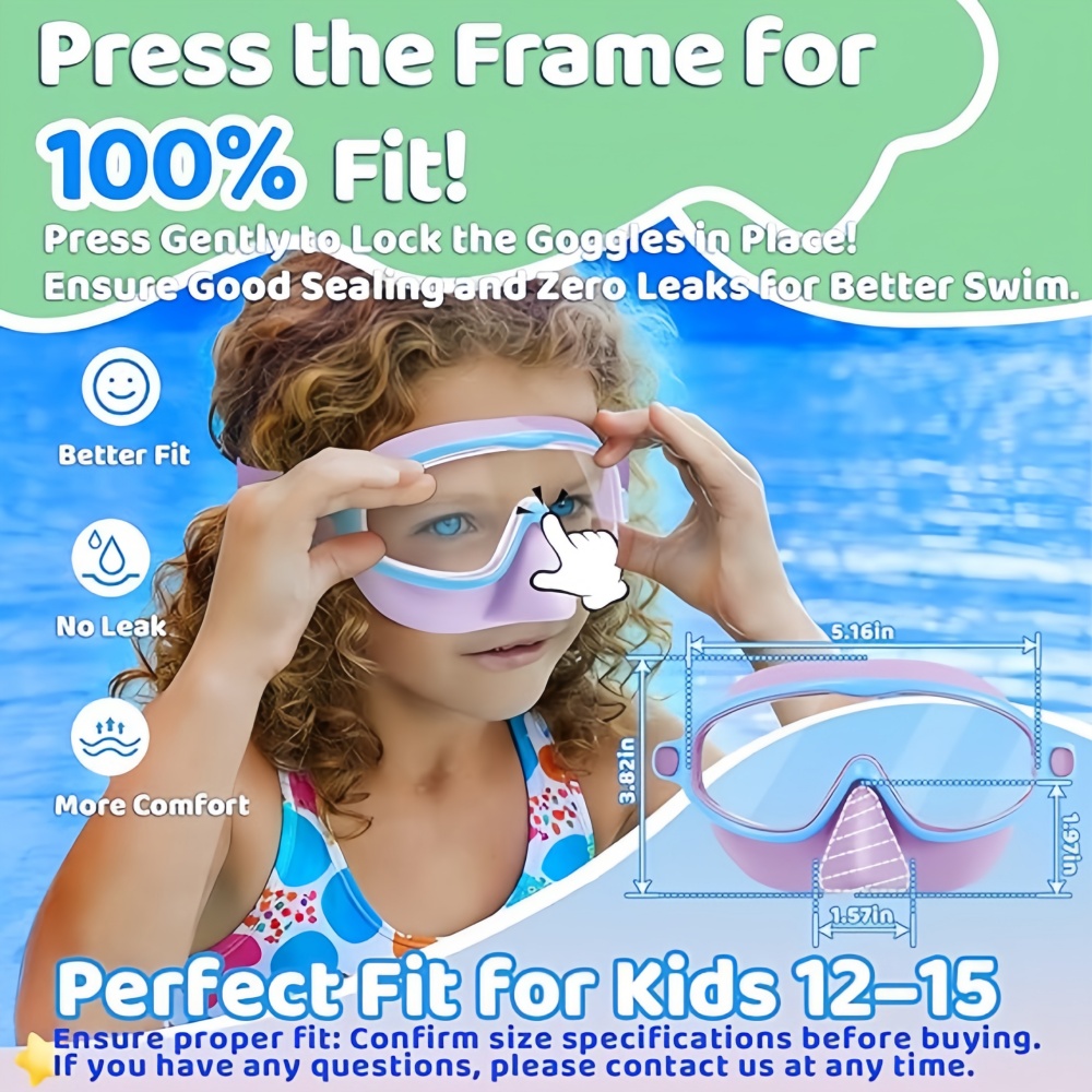 Kids Swimming Goggles with Nos - Anti Pollution Mask recension och pris
